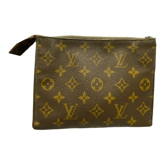 Louis Vuitton authentic vintage pouchette zipper pouch - Picture 1 of 14